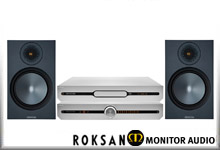 Roksan Attessa Streaming + CD Trasport + Monitor Audio Bronze 100